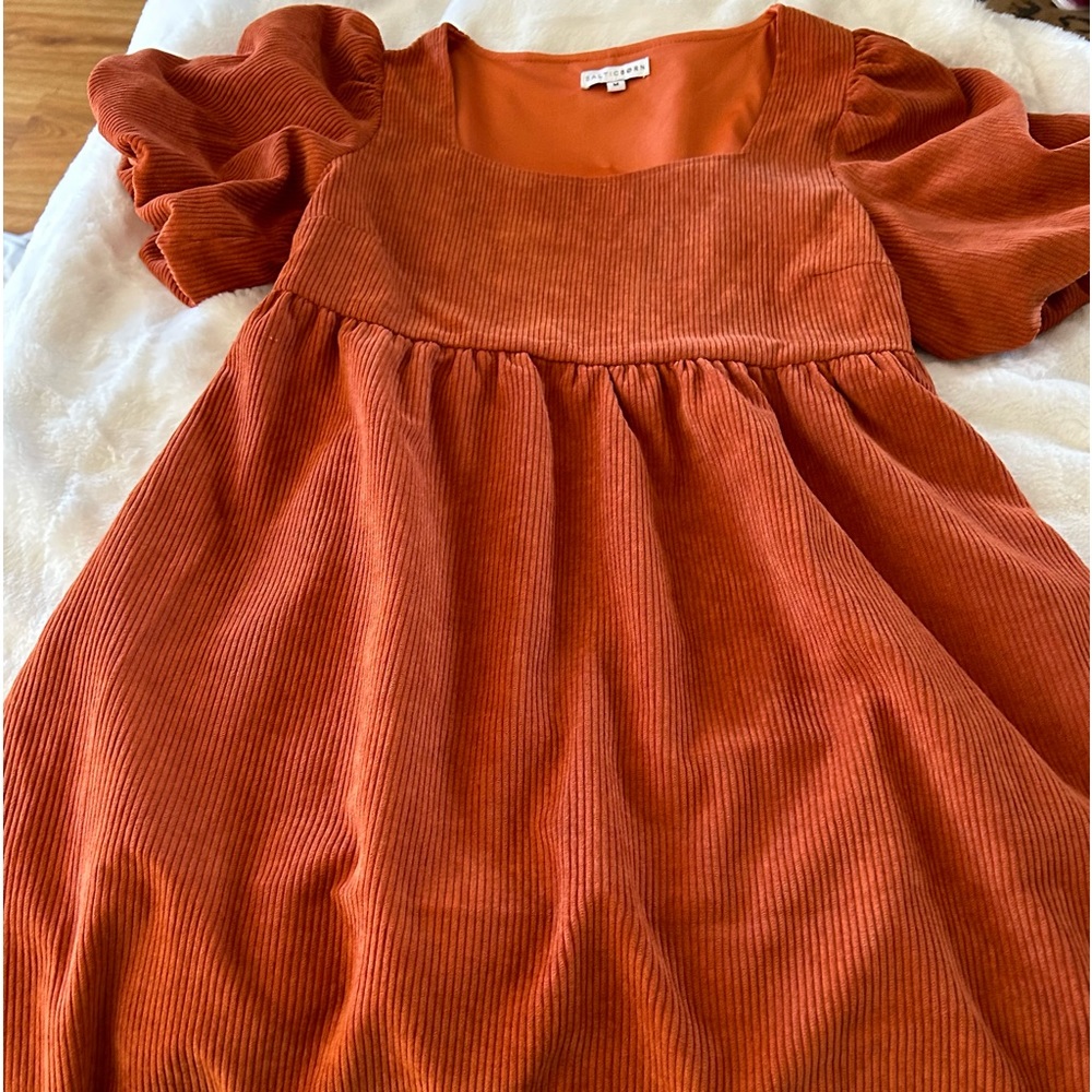 Women’s Baltic Born corduroy puff sleeve dress